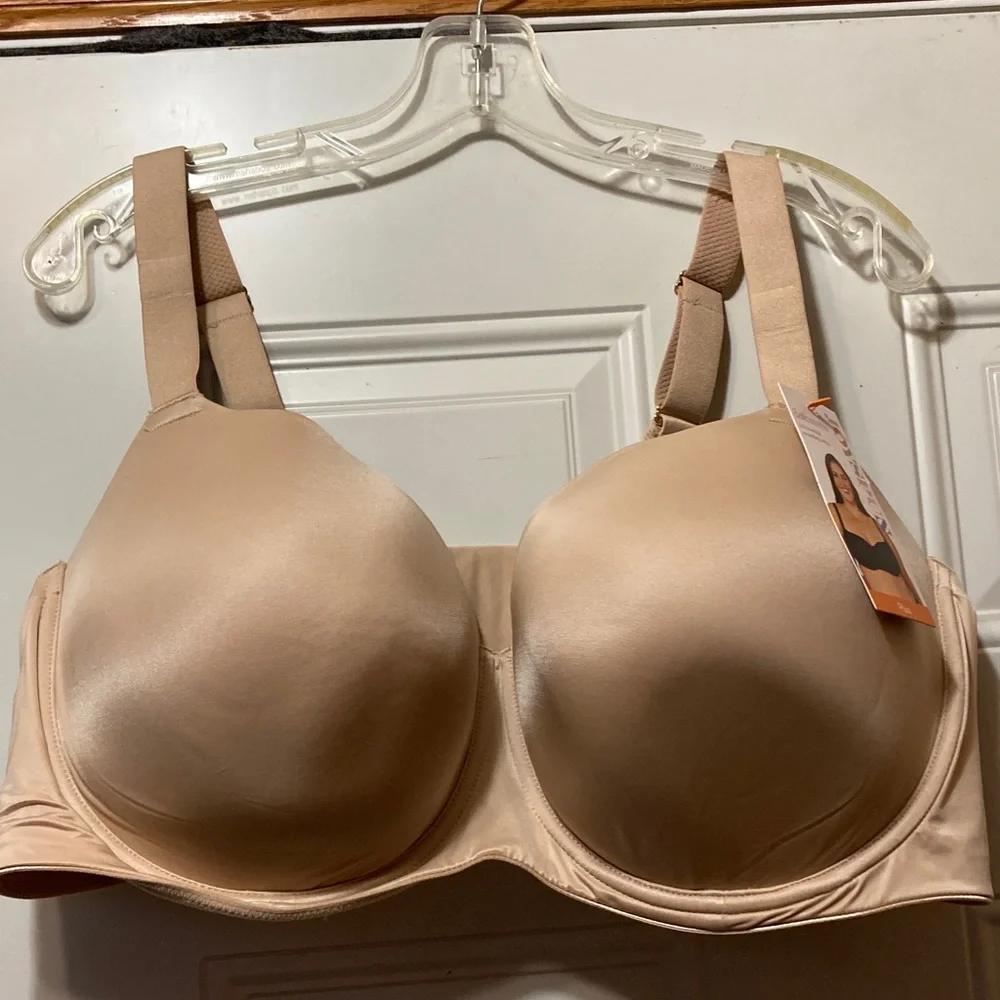 Smooth Full-Coverage Nude‎ Balconette Bra 46DD NWT